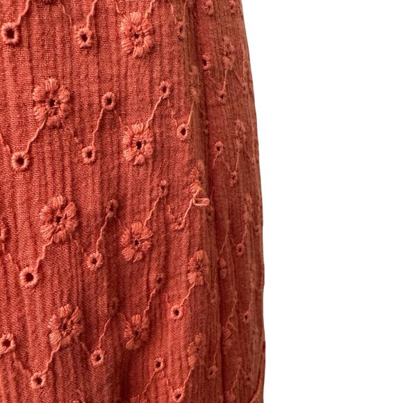 SPELL Daisy Chain Frill Maxi Dress in Copper Size XS - Picture 7 of 12